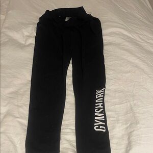 Gymshark Black Sweatpants with Logo